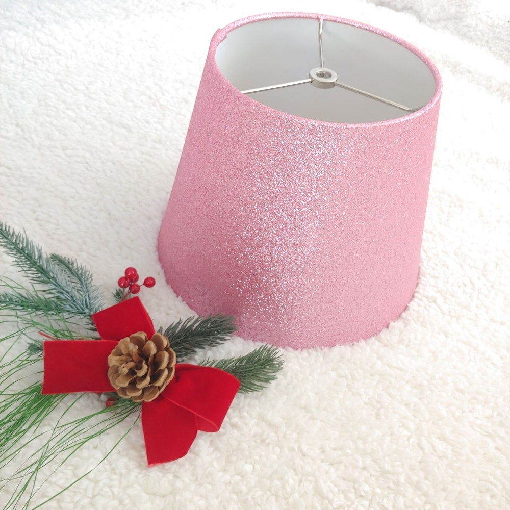 Sparkly Pink Lampshade